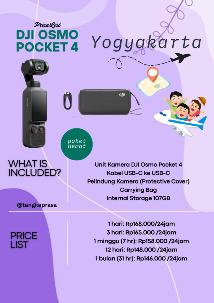 DJI Osmo Pocket 4 Paket Hemat